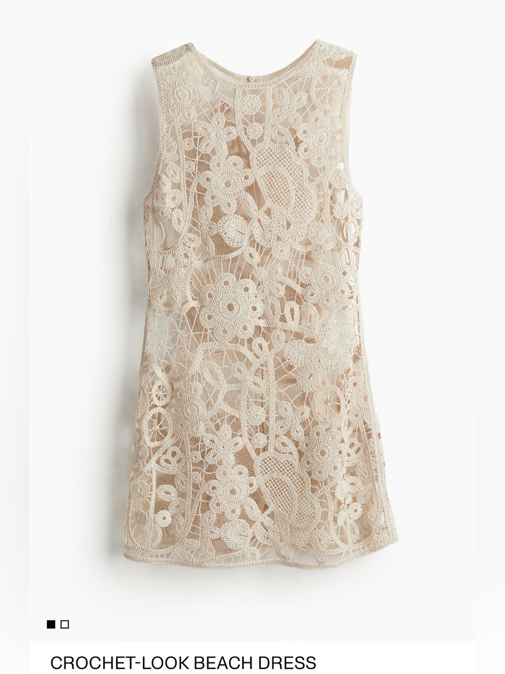 New CROCHET-LOOK BEACH DRESS